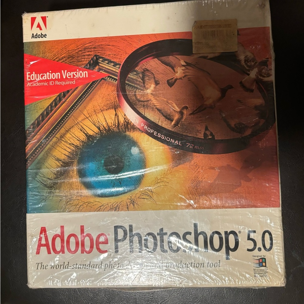 Adobe Photoshop 5.0 Education Version (Academic  ID Required) NEW